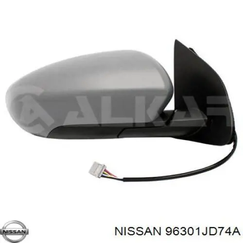 96301JD74A Nissan/Infiniti Праве дзеркало заднього виду