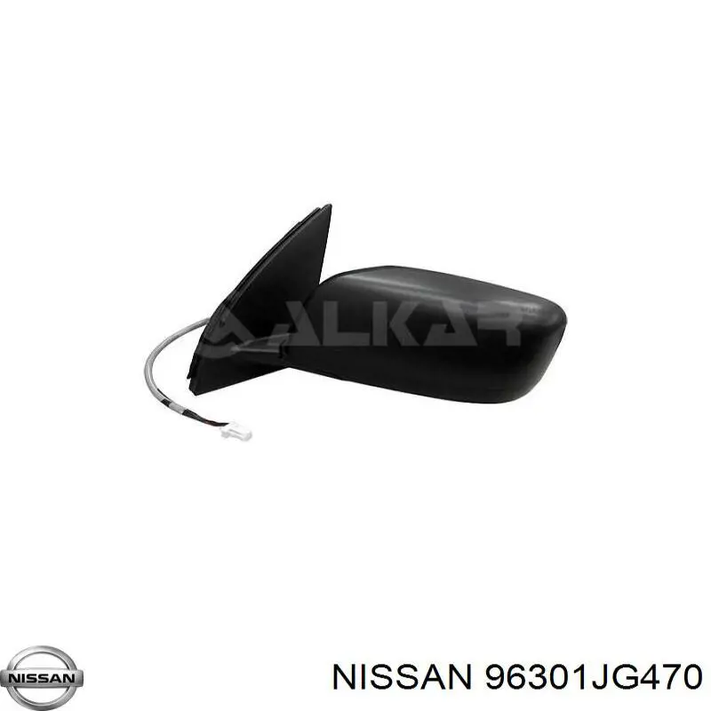 96301JG470 Nissan/Infiniti Праве дзеркало заднього виду