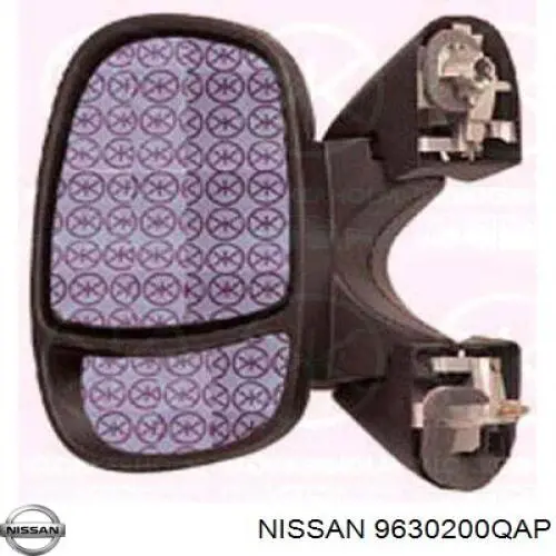 Ліве бічне дзеркало Nissan/Infiniti 9630200QAP ціна, від 62.74 USD