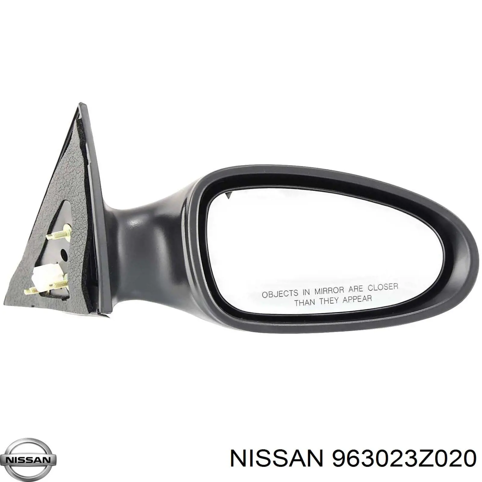 Дзеркало заднього виду, ліве на Nissan Altima L31 