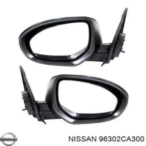 Ліве бічне дзеркало Nissan/Infiniti 96302CA300 ціна, від  
