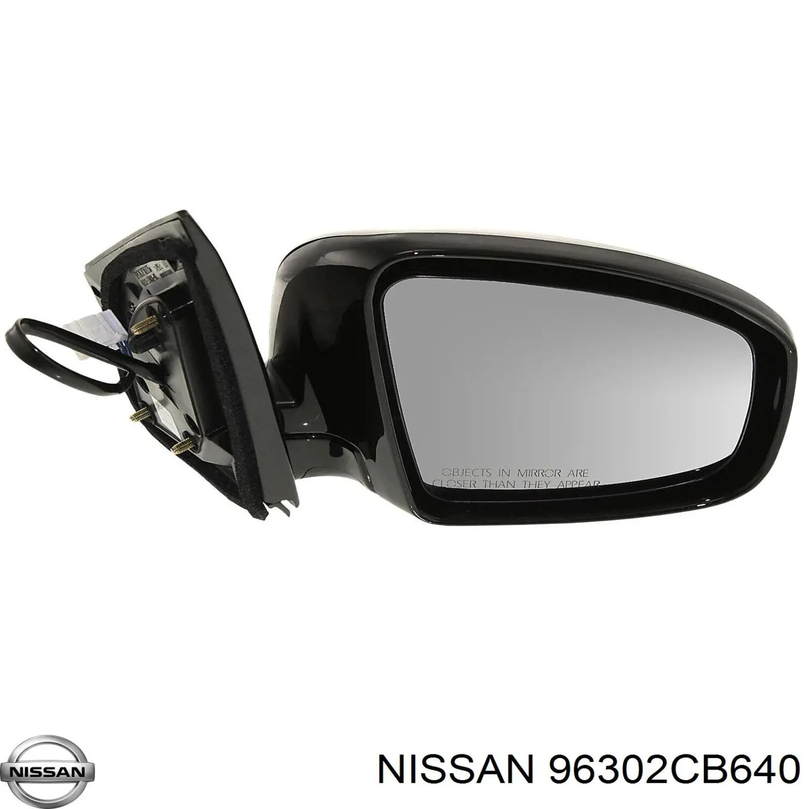Бічне дзеркало заднього виду на Nissan Murano Z50