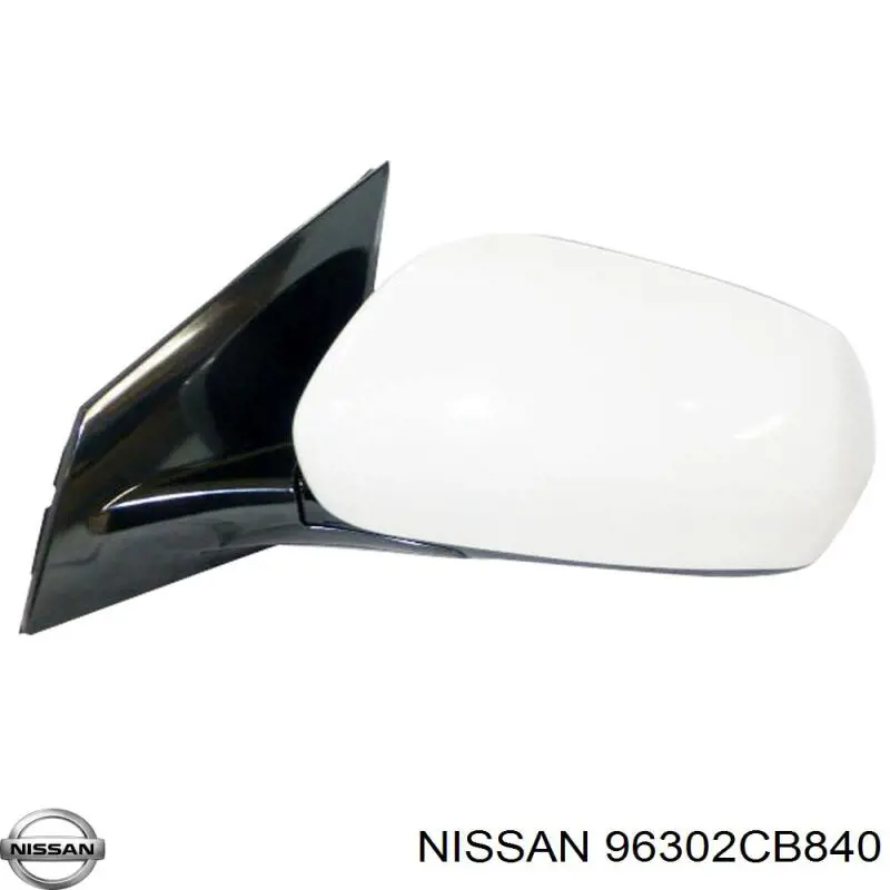 Бічне дзеркало заднього виду на Nissan Murano Z50