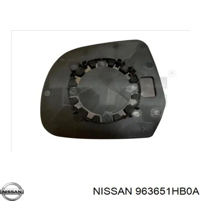 Дзеркальний елемент правого дзеркала заднього виду Nissan/Infiniti 963651HB0A ціна, від 6.42 USD