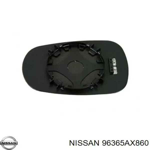 Дзеркальний елемент дзеркала заднього виду 96365AX860 Nissan/Infiniti
