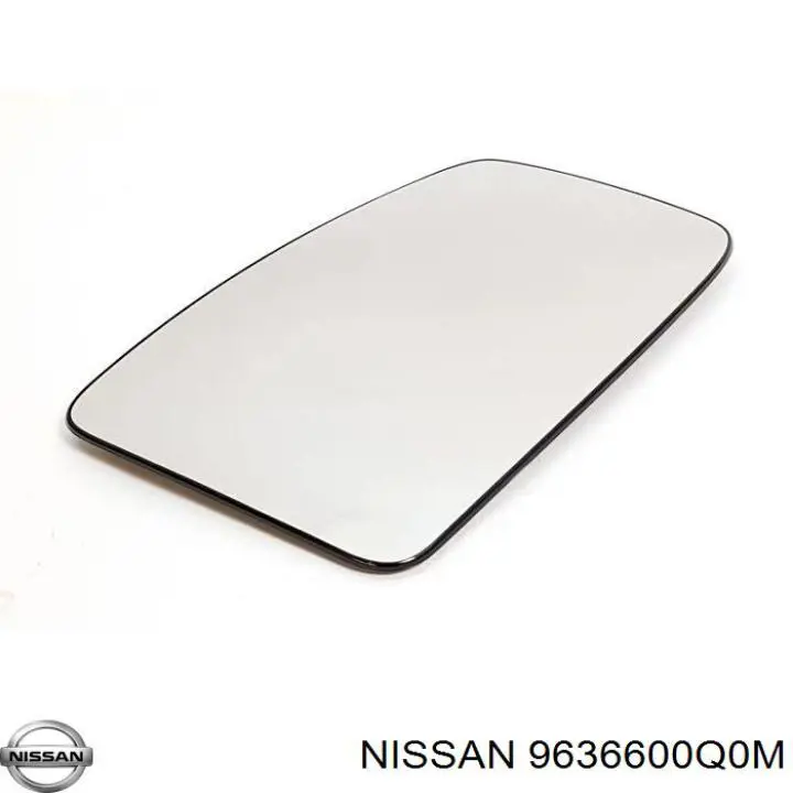 Купити 9636600Q0M Nissan/Infiniti Дзеркальний елемент дзеркала заднього виду, лівого