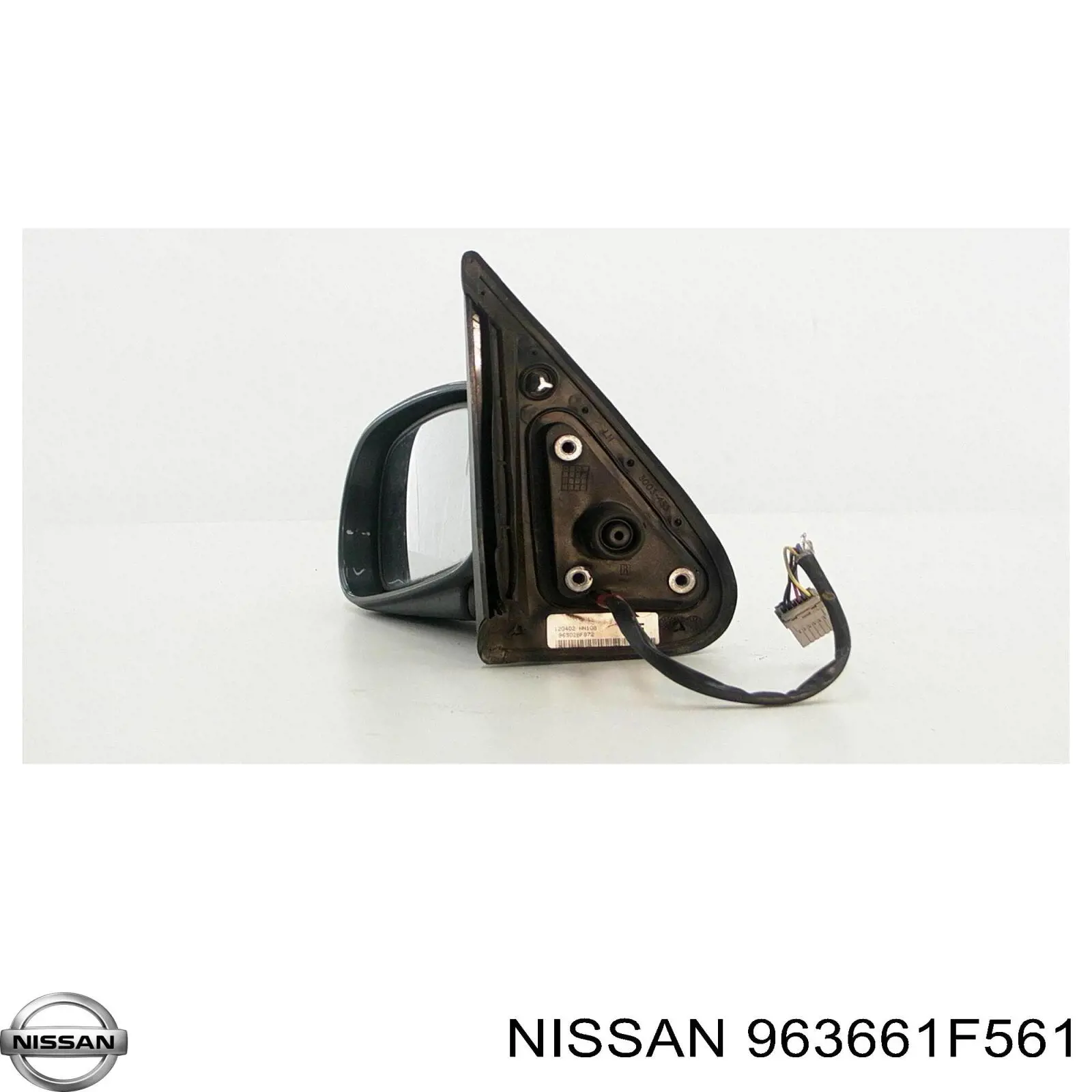 Зеркальный элемент левый NISSAN 963661F561 Зеркальный элемент левый NISSAN 963661F561