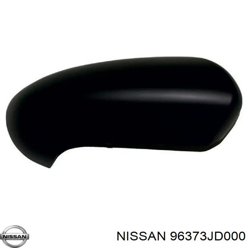 96373JD000 Nissan накладка дзеркала заднього виду, права