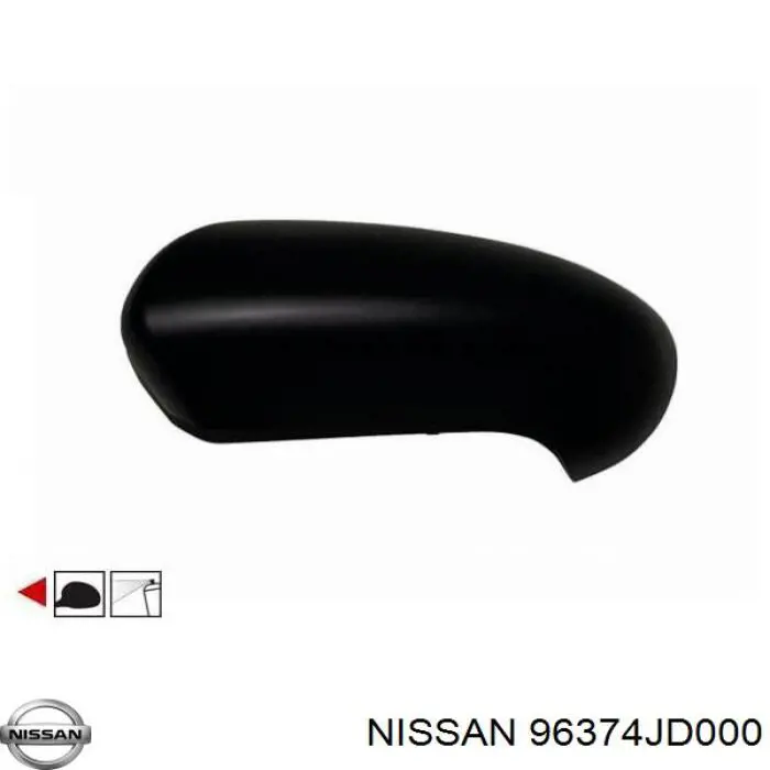 96374JD000 Nissan/Infiniti Накладка водійського дзеркала