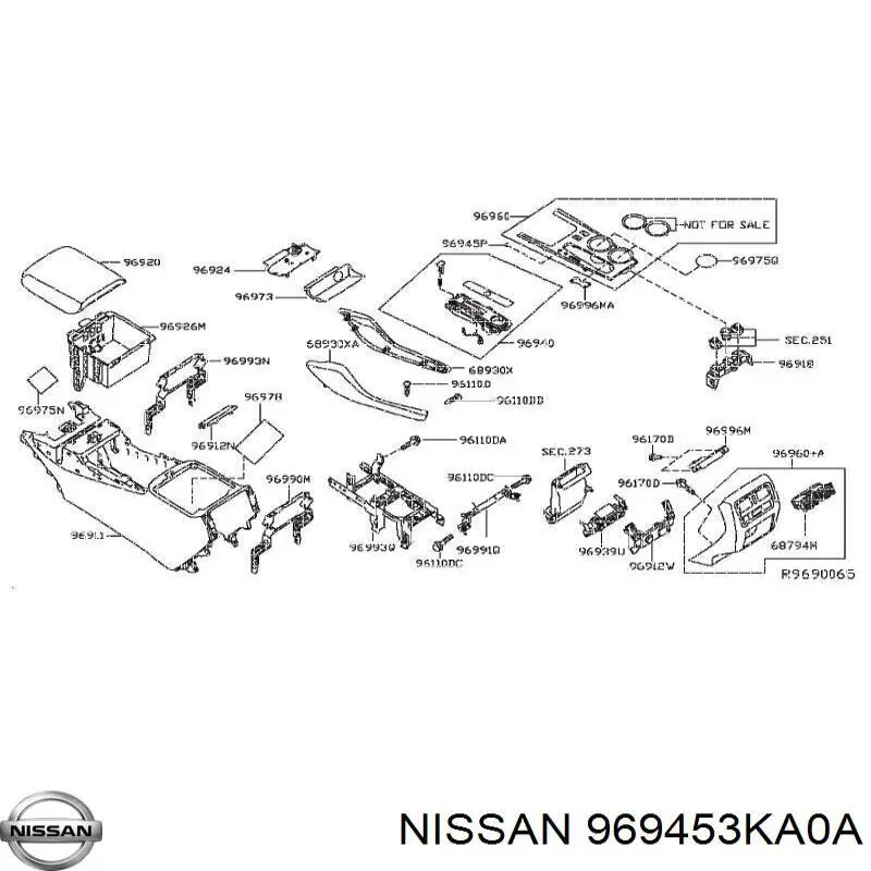  969453KA0A Nissan