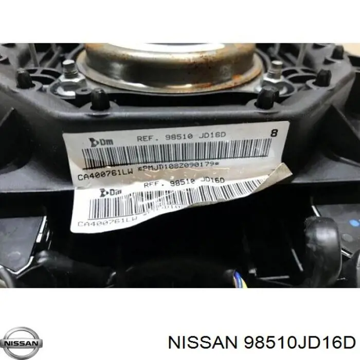 Купити 98510JD16D Nissan/Infiniti Подушка безпеки водія