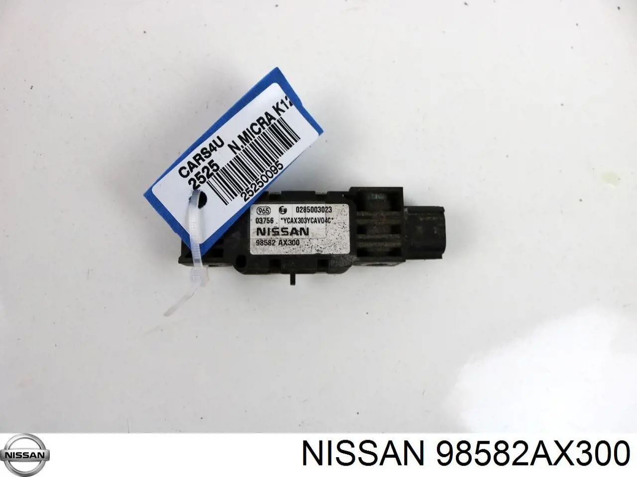 98582AX300 Nissan датчик airbag передній
