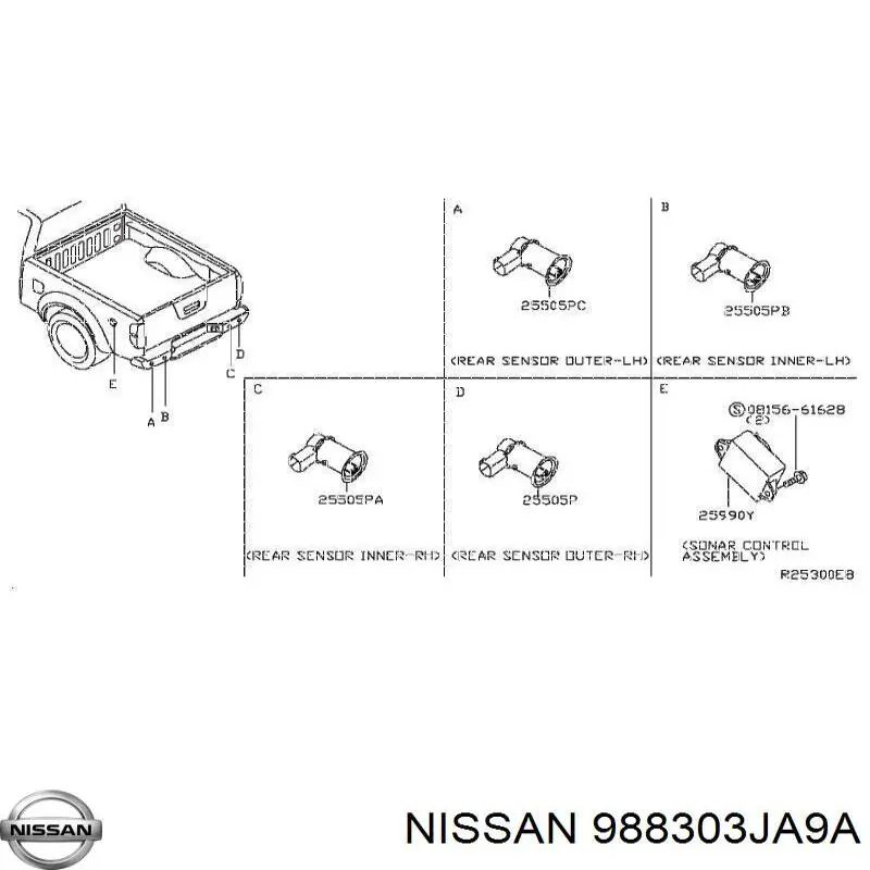  Nissan/Infiniti 988303JA9A ціна, від 40.89 USD