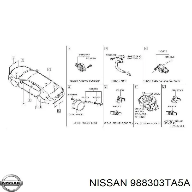 988303TA5A Nissan/Infiniti 