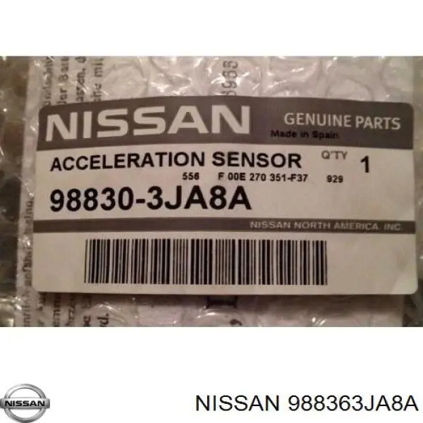  Датчик AIRBAG бічній правий Nissan LEAF 