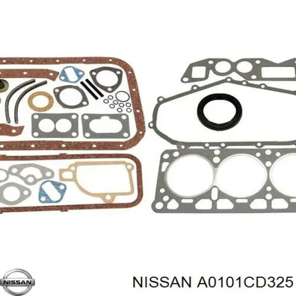 A0101CD325 Nissan комплект прокладок двигуна, повний