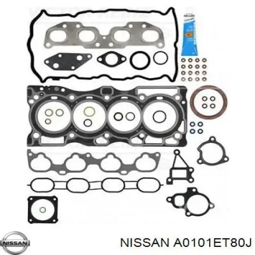 A0101ET80J Nissan/Infiniti Набір прокладок двигуна
