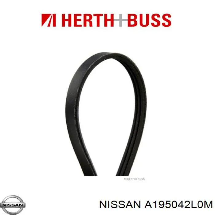 Клиновий ремінь Nissan/Infiniti A195042L0M ціна, від 4.29 USD