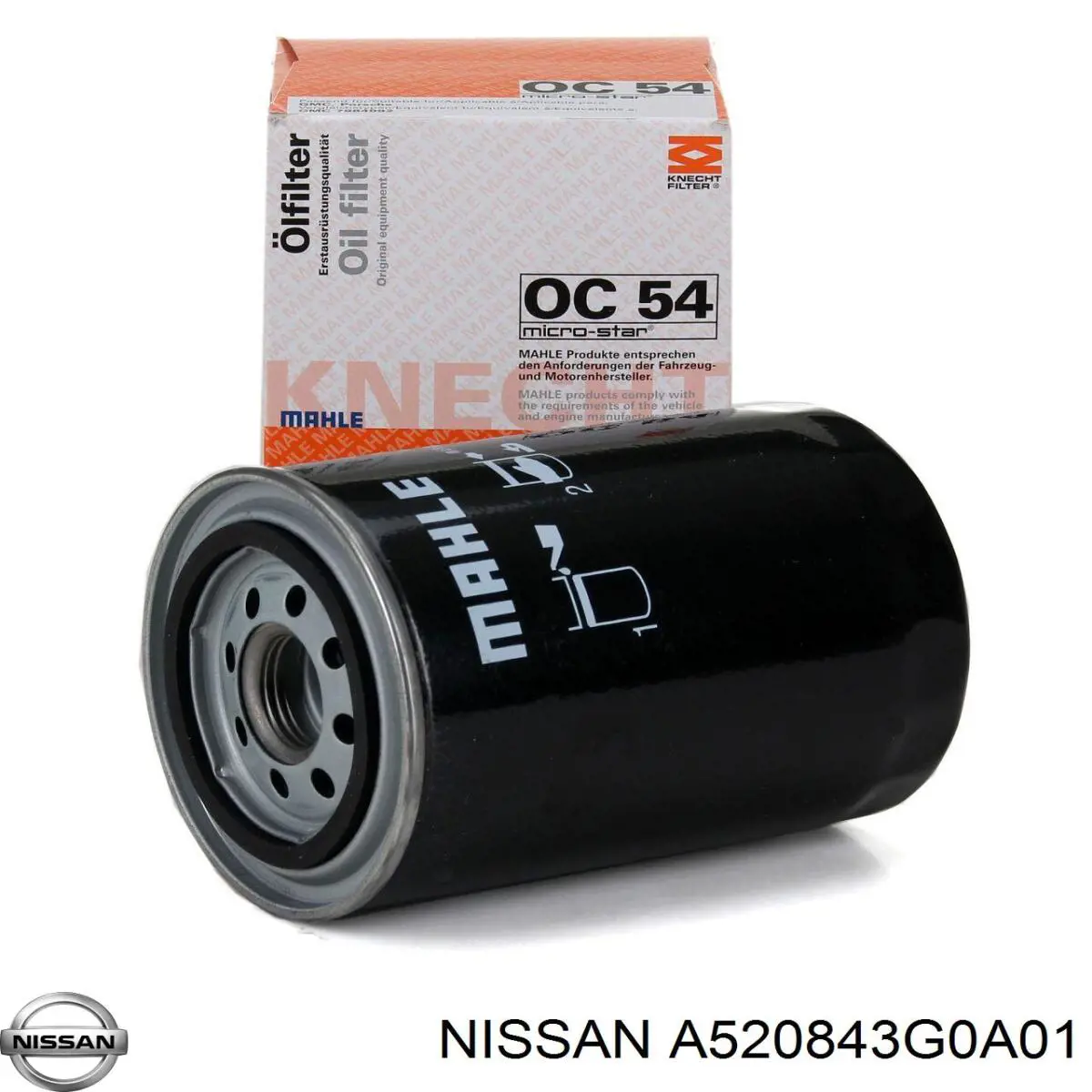 Масляний фільтр A520843G0A01 Nissan/Infiniti