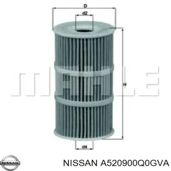 Купити A520900Q0GVA Nissan/Infiniti Фільтр очищення масла відцентровий