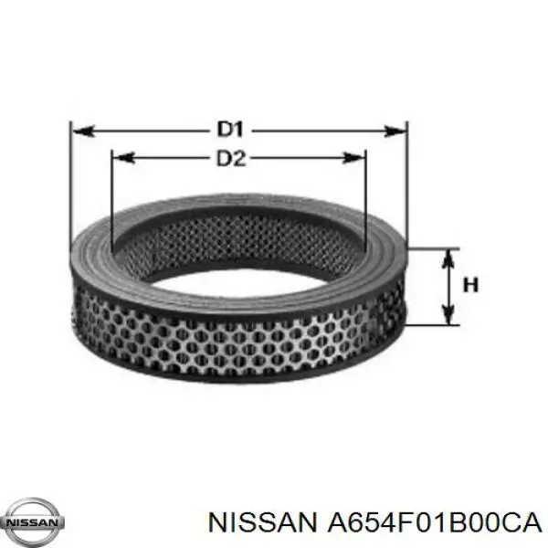 Елемент повітряного фільтра Nissan/Infiniti A654F01B00CA ціна, від 6.52 USD