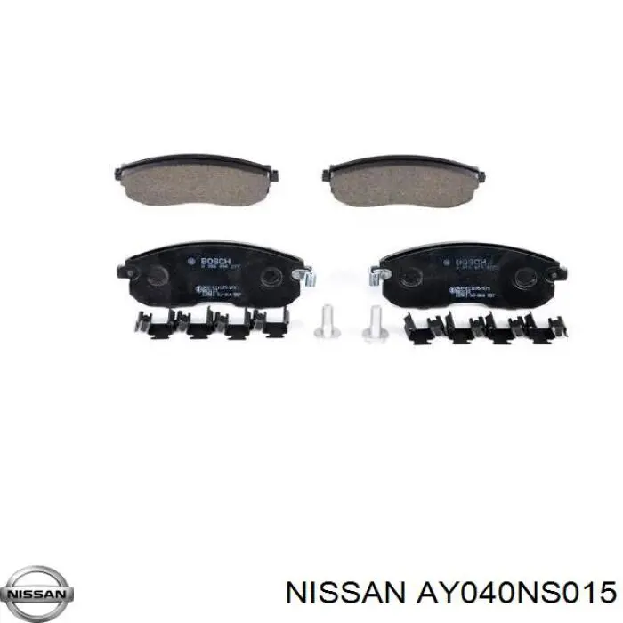 Передні тормозні колодки AY040NS015 Nissan/Infiniti