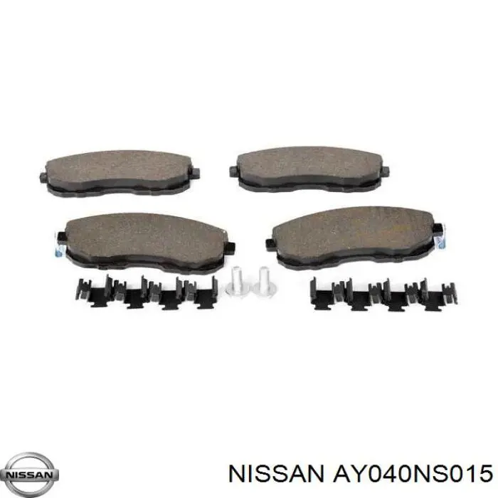 AY040NS015 Nissan/Infiniti Передні гальмівні колодки