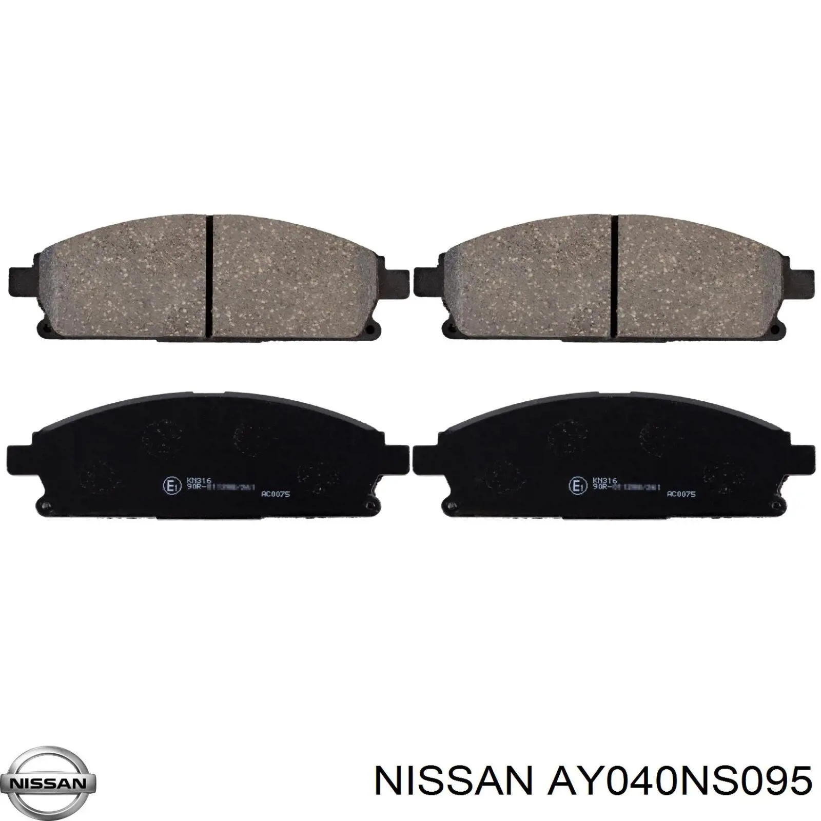 Гальмівні колодки Nissan/Infiniti AY040NS095 ціна, від 27.87 USD