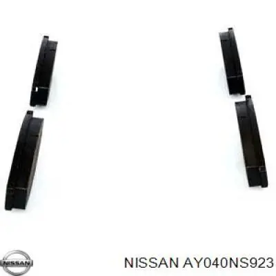 Колодки гальмівні передні, дискові AY040NS923 Nissan