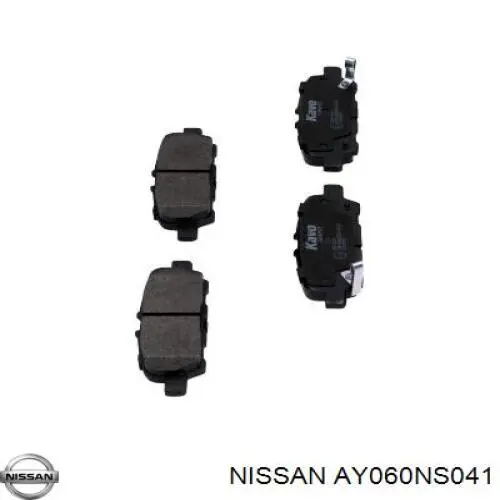 Купити AY060NS041 Nissan/Infiniti Задні колодки