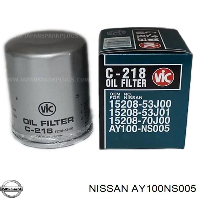 AY100NS005 Nissan/Infiniti Фільтр масла