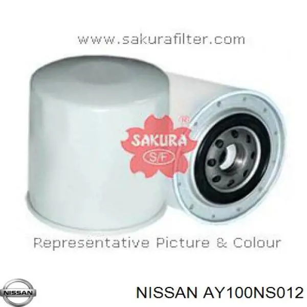 Купити AY100NS012 Nissan/Infiniti Фільтр очищення масла відцентровий