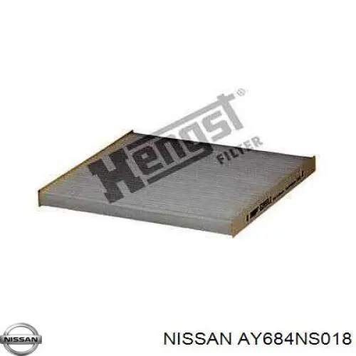 AY684NS018 Nissan/Infiniti Внутрішньосалонний фільтр