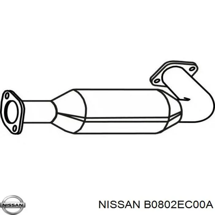 Купити B0802EC00A Nissan/Infiniti Сажевый фільтр