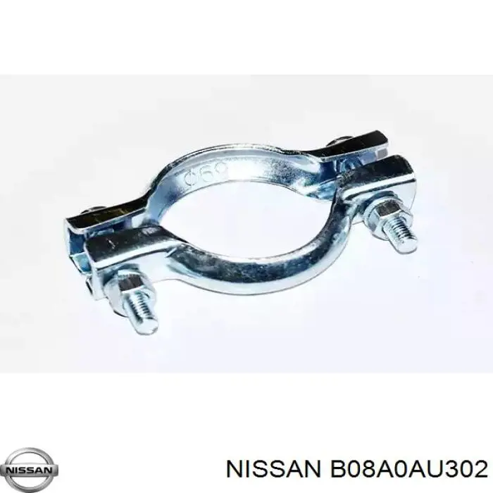B08A0AU302 Nissan конвертор-каталізатор (каталітичний нейтралізатор)