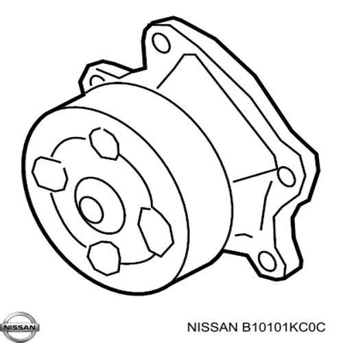 Купити B10101KC0C Nissan/Infiniti Насос охолоджуючої рідини