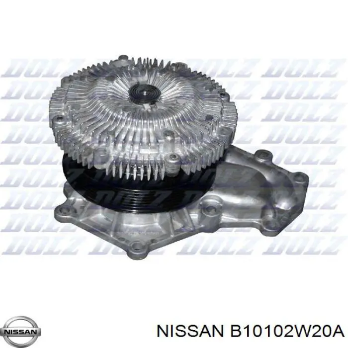 B10102W20A Nissan/Infiniti Насос охолодження