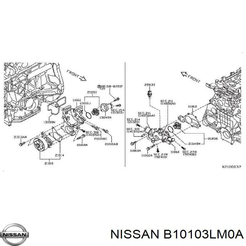  B10103LM0A Nissan/Infiniti