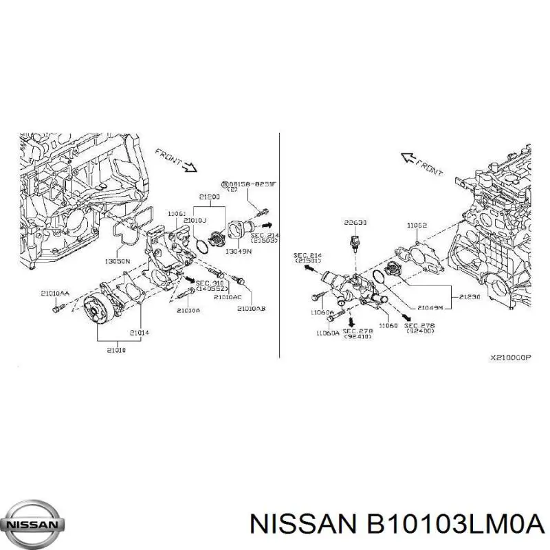 Купити B10103LM0A Nissan/Infiniti 