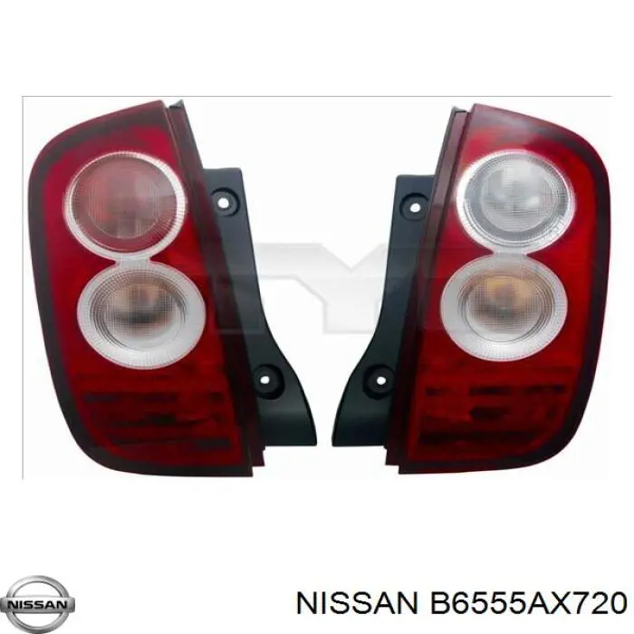 B6555AX720 Nissan ліхтар задній лівий