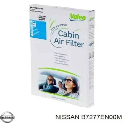 Фільтр повітряний обігрівача Nissan/Infiniti B7277EN00M ціна, від 4.74 USD