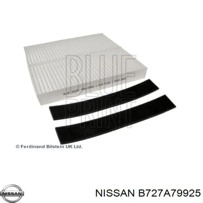 Фільтр повітряний обігрівача Nissan/Infiniti B727A79925 ціна, від 5.00 USD