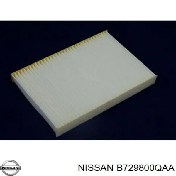 B729800QAA Nissan фільтр салону