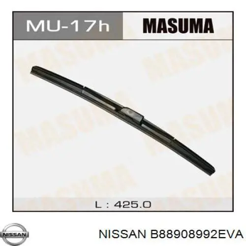 Щітка-двірник лобового скла, пасажирська Nissan/Infiniti B88908992EVA ціна, від 20.29 USD