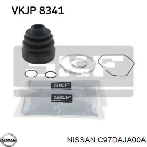 Купити C97DAJA00A Nissan/Infiniti Пильник шарніра кутових швидкостей внутрішній передній