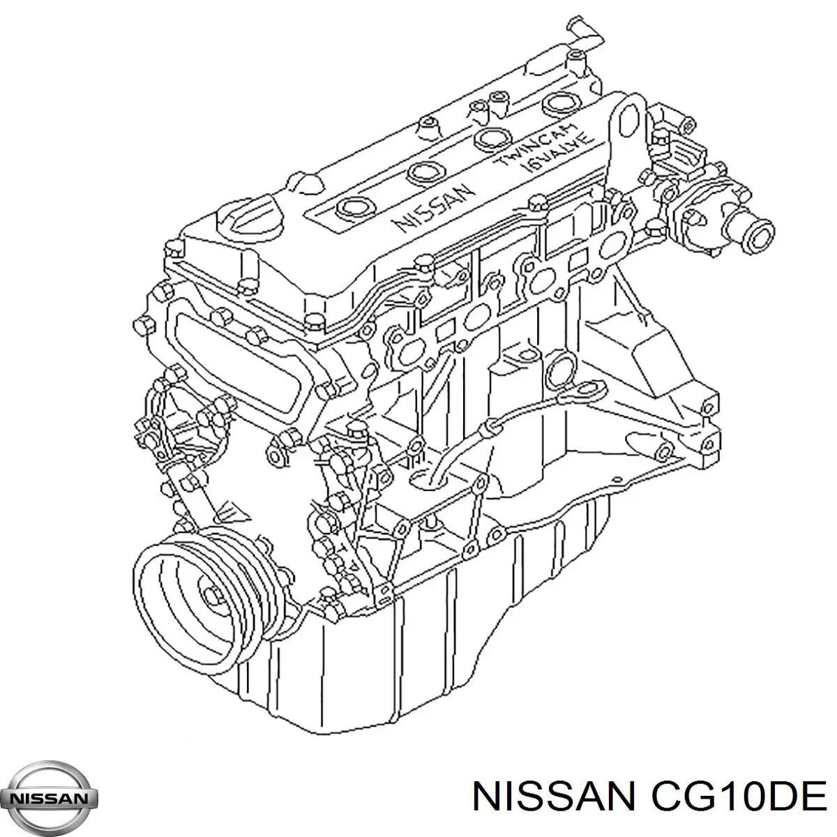 CG10DE Nissan/Infiniti Мотор в зборі