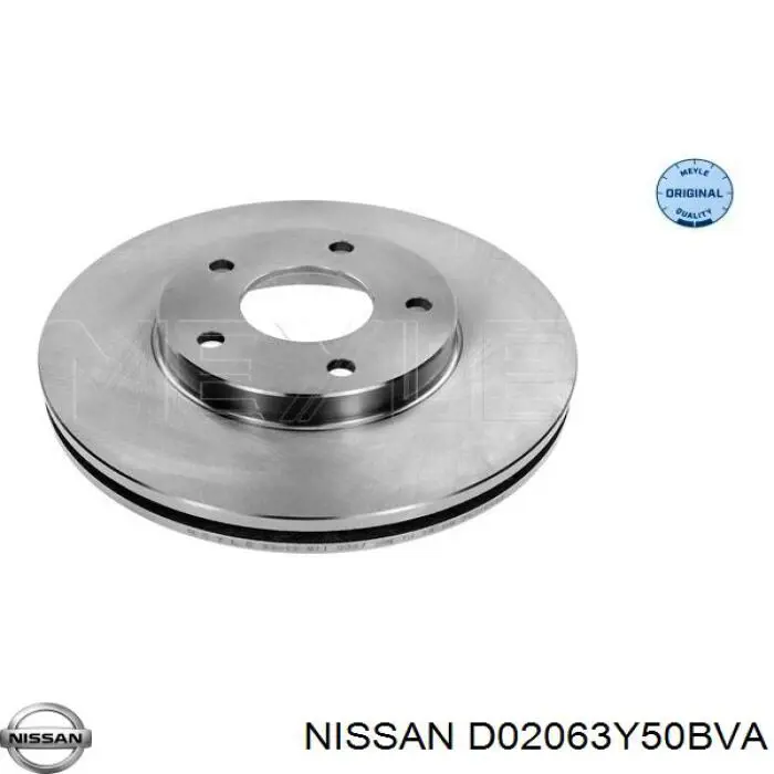 Диск переднього гальма Nissan/Infiniti D02063Y50BVA ціна, від 32.80 USD