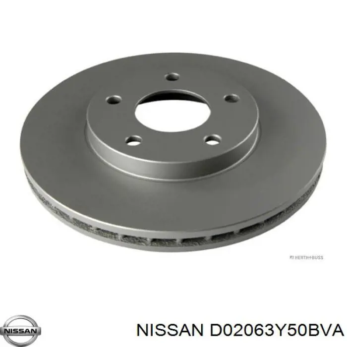 Гальмівні диски передні D02063Y50BVA Nissan/Infiniti