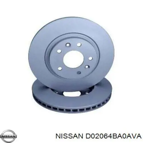 Диск переднього гальма Nissan/Infiniti D02064BA0AVA ціна, від 54.72 USD