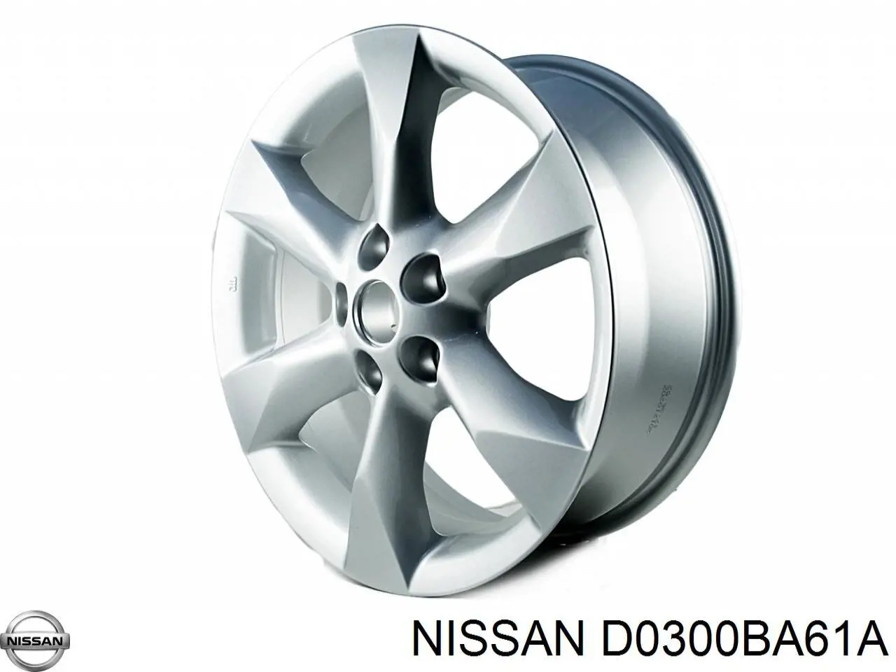 D0300BA61A Nissan/Infiniti Диски колісні литі (легкосплавні, титанові)